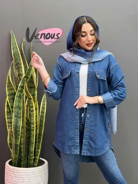 مانتو جین بغل زیپ
