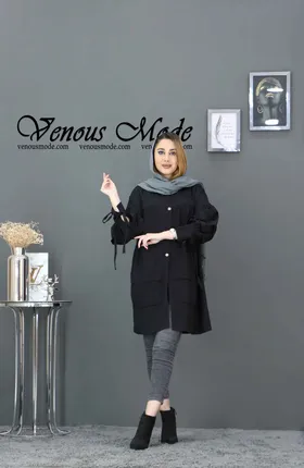 مانتو عروسکی آستین طبقه‌ای