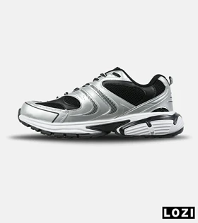 کفش کتانی بزرگ پا طوسی مشکی DIESEL S-SERENDIPITY SPORT مدل 7519