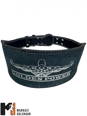 کمربند بدنسازی سگکی رویه چرم نرمال