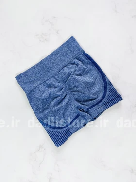 شورتک ورزشی سیملس پشت چروک برفکی