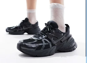 کتانی مردانه v2k مشکی تمام