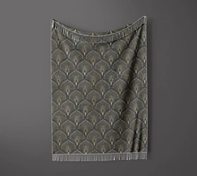 شال مبل ریش دار sofa shawl 213