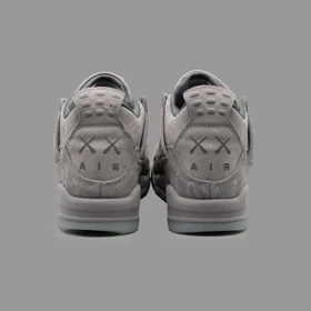 نایکی ایرجردن 4 کاز طوسی Nike Air Jordan 4 Kaws Cool Grey