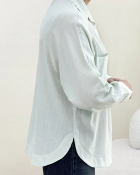 شومیز ساده سفید لیا