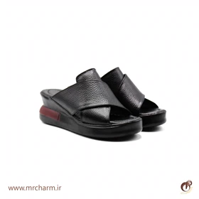 صندل لژدار زنانه تمام چرم mrc2119-09