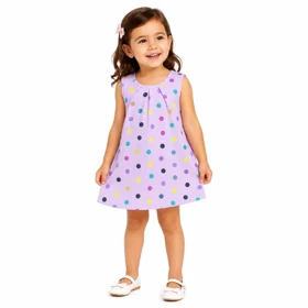 سارافون دخترانه مدل Lovely Dot