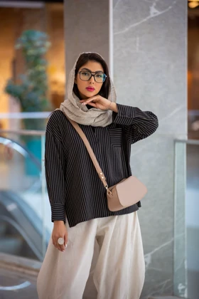 مانتو بابوس خطی ZARA