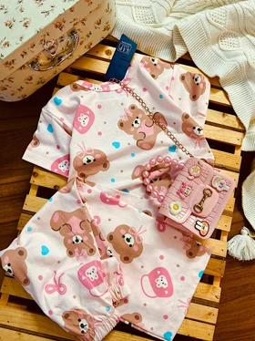 ست تیشرت و شلوار بهاری گپ