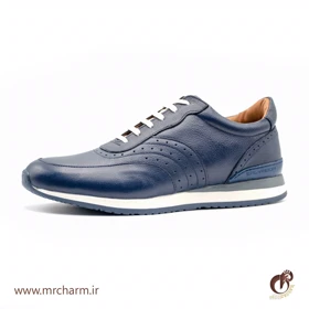 کتانی مردانه تمام چرم سالوادور mrc114-02