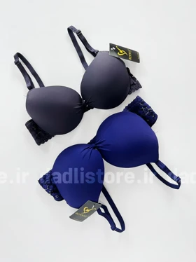 سوتین تک اسفنجی فنر دار گیپور طرح پاپیون