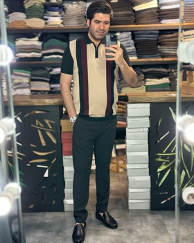 تی‌شرت نیم زیپ