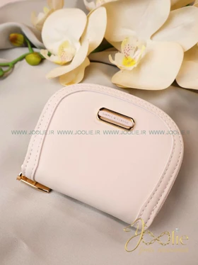 کیف پول جاکارتی زنامه برند simple کد B1074 (شیری)
