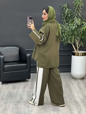 ست بافت و شلوار نیوشا