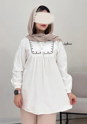 مانتو گلدوزی ماهلین