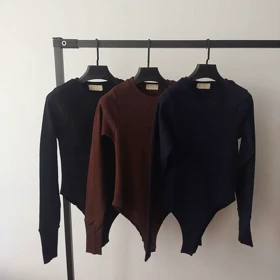 بادی یقه گرد فینگر دار