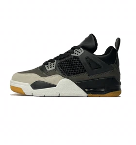 کفش روزمره نایک جردن 4 طوسی مشکی