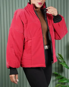 کاپشن سیلیکونی BALENCIAGA 7296 (قرمز)