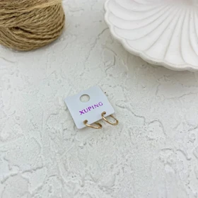 گوشواره زنانه دایره‌ای ژوپینگ، ظریف و شیک