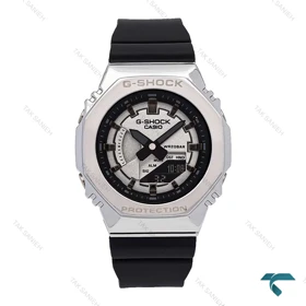 ساعت زنانه جی شاک GM-S2100 قاب استیل صفحه سیلور G-shock-6383-L
