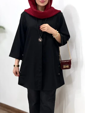 مانتو دکمه دار آیسو یکتا