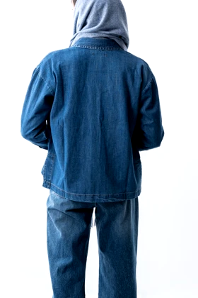 شومیز آستین بلند جین زنانه