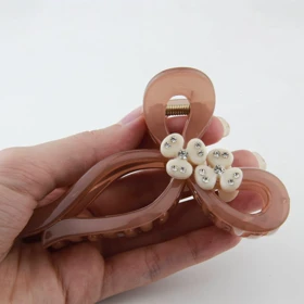 کلیپس زنانه مدل پاپیونی نگین‌دار