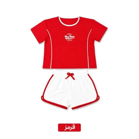 ست تیشرت شورتک مدل New York فری سایز کد 295450