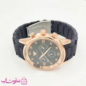 ساعت مچی مردانه امپریو آرمانی مشکی رزگلد