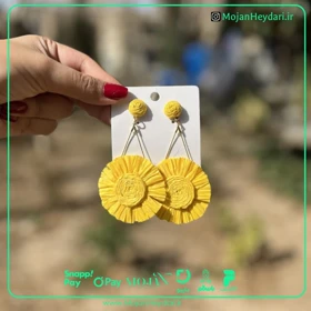 گوشواره حصیری بهار و تابستان کد gh173