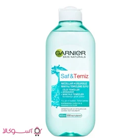 محلول میسلار واتر گارنیه مدل saf & temiz حجم 400 میل