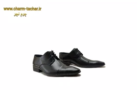 کفش مجلسی نوک باریک مردانه چرم طبیعیbl04