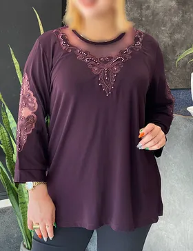 بلوز گلدوزی باران کد : B007
