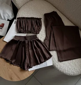 ست سه تیکه تریکو