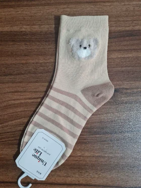 جوراب ساق‌دار خرسی راه راه