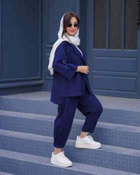 کت و شلوار سنبادی پشت بلند کد 801