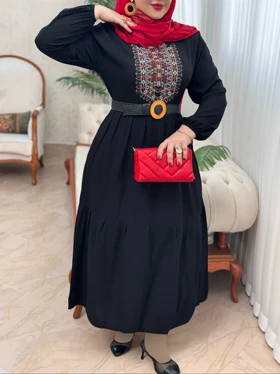 پیراهن نخی رامانا 3099