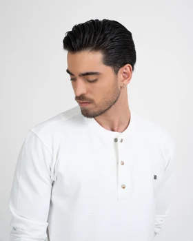 ام کی کالکشن پلیور mk-5851-white