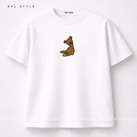 تیشرت باکسی طرح تدی مستربین 100٪ پنبه | کد 1369