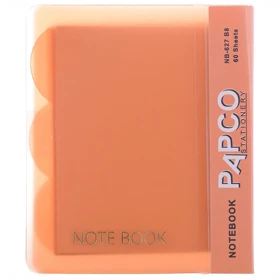 دفتر یادداشت 60 برگ پاپکو Papco مدل NB-627 B8 قفل دار (نارنجی)