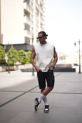 رکابی حلقه‌ای وست (بیسیک) ساده سفید Pedro Pascal