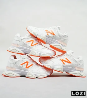 کفش کتانی زنانه سفید نارنجی NEW BALANCE 9060