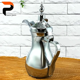 دله قهوه نقره ای سایز 26