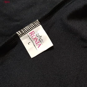 مایو زنانه رونیا مدل توری پددار مشکی کد 5027-710