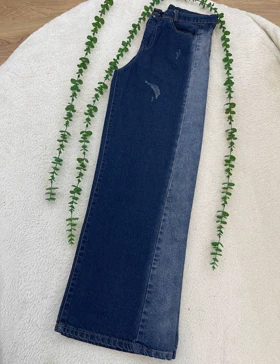 شلوار جین شافل بگ