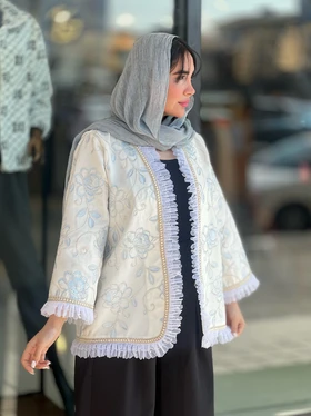 مانتو گلدوزی شده کد 772