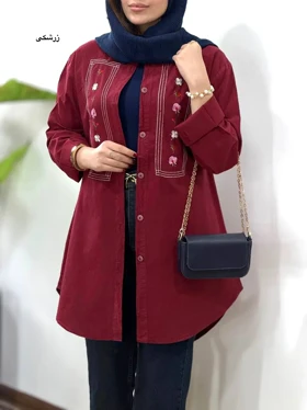 مانتو گلدوزی آیسو مارینا