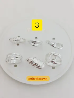 انگشتر پکی مینیمال زنانه استیل