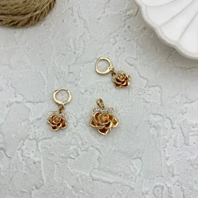 نیم ست زنانه طرح گل ژوپینگ، زیبایی در اوج ظرافت Xuping