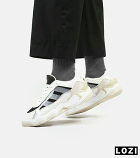 کفش کتانی مردانه سفید مشکی کرم ADIDAS niteball 2.0
